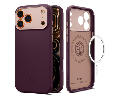 Etui do telefonów SPIGEN Nano Pop Mag Magsafe do Iphone 17 Pro Max Burgundy Bean 8800283313932